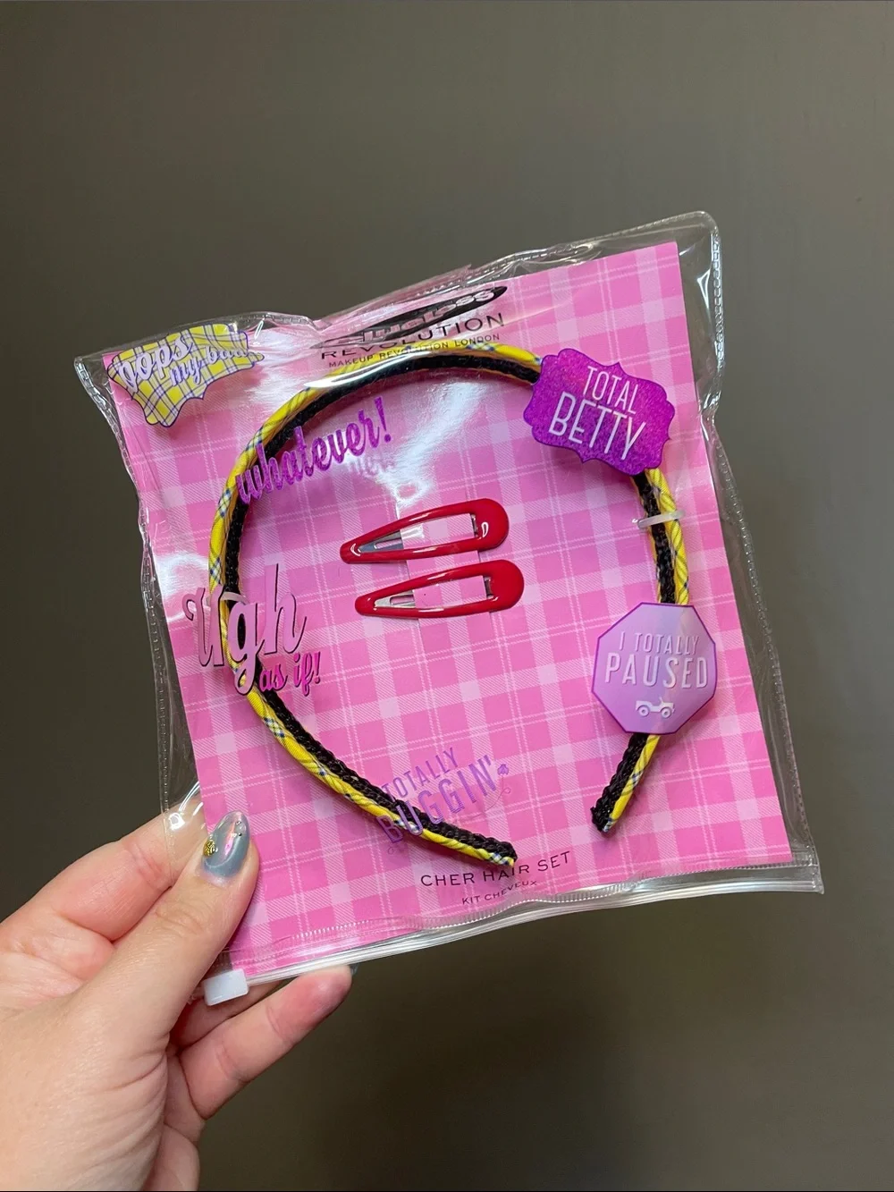 Revolution x Clueless Cher Headband & Hair Clips NWT